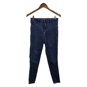 Zara blue denim skinny jeans size 8